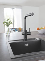 Grohe G R O H E  Blue  Home L-Spout Starter Kit With  Pull- Out Spout - 31539KS0