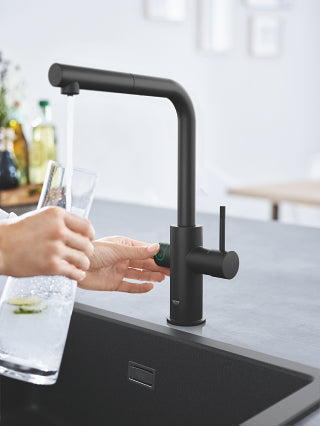 Grohe G R O H E  Blue  Home L-Spout Starter Kit With  Pull- Out Spout - 31539KS0