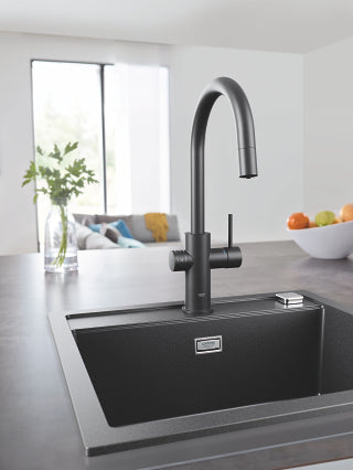 Grohe G R O H E  Blue  Home C-Spout Starter Kit With  Pull- Out Spout - 31541KS0