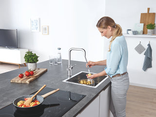 Grohe G R O H E  Blue  Home U-Spout Starter Kit With Pull-Out Mousseur - 31543000