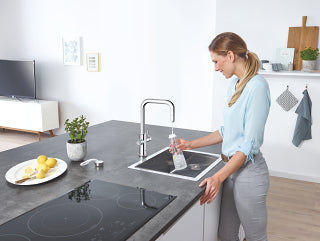 Grohe G R O H E  Blue  Home U-Spout Starter Kit With Pull-Out Mousseur - 31543000