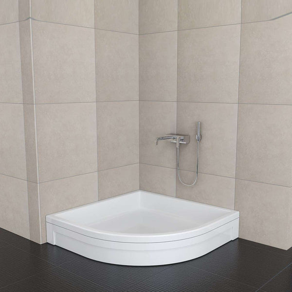 90x90x16 Oval Panelli Duş Teknesi