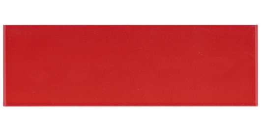 Art Mosaic Flat 10x40 / 4”x16” Red Matt Duvar Karosu
