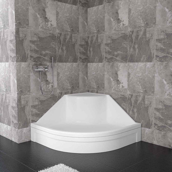 100x100x22 Oval Yüksek Oturmalı Duş Teknesi