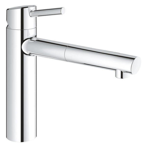 Grohe Eviye Bataryası Spiralli Tek Akış Concetto Krom - 31129001