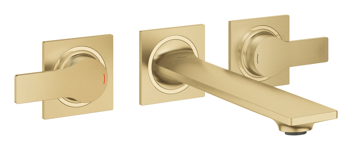 Grohe Allure mitigeur de lavabo trois trous 1/2", taille M, finition brossée Cool Sunrise - 20193GN2