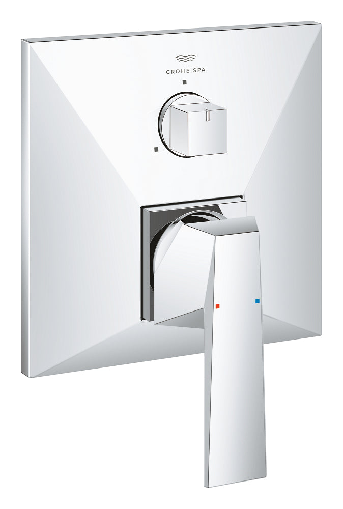 Mitigeur encastré bain/douche Grohe Allure Brilliant, 3 sorties, chromé - 24340000
