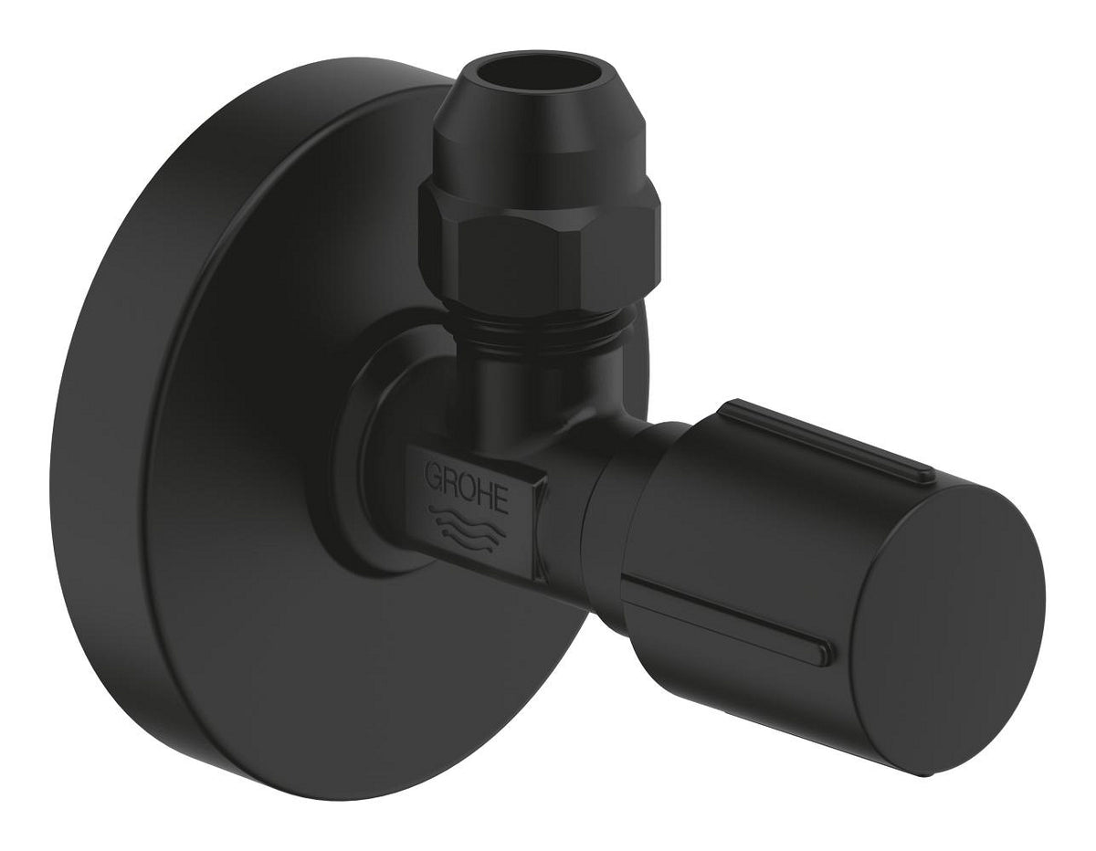 Robinet d'arrêt filtrant Grohe 1/2"x3/8" noir mat - 22074KF0