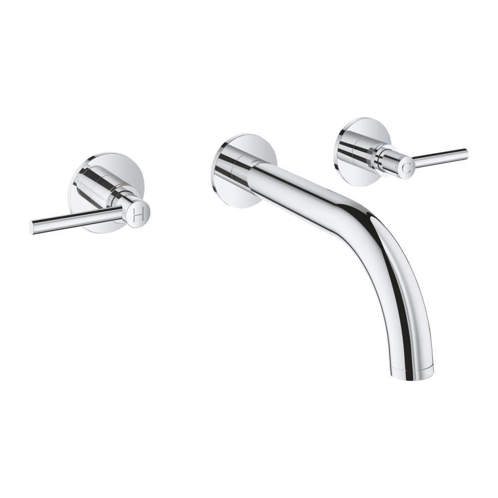 Grohe Atrio 3 Delikli Duvardan Lavabo Bataryası M-Boyut Krom – 20662000