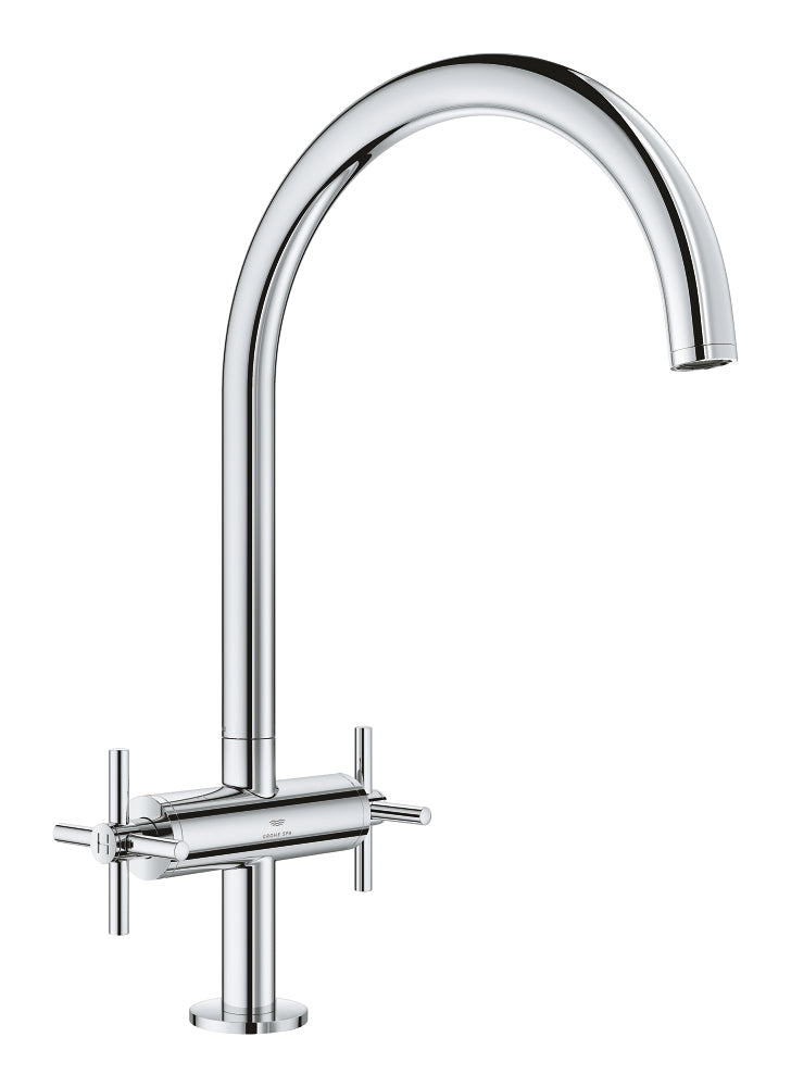 Grohe Atrio Two Handle Sink Mixer 1/2“ L-Size - 30609000