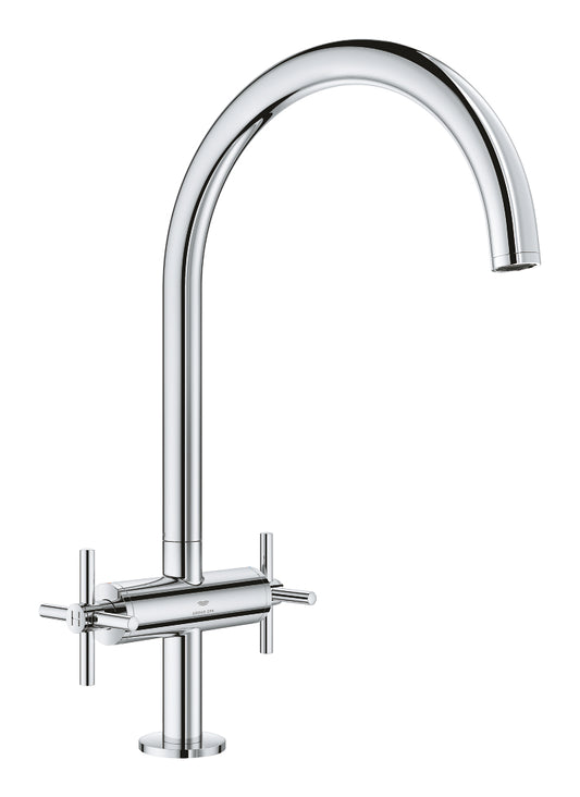 Grohe Atrio Two Handle Sink Mixer 1/2“  L-Size - 30609000