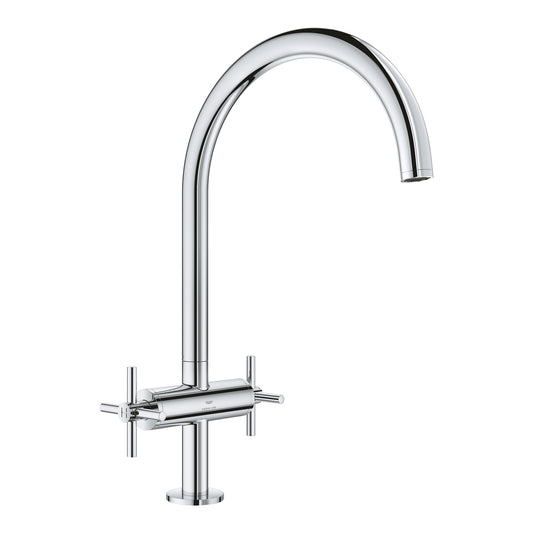 Grohe Atrio Two Handle Sink Mixer 1/2“  L-Size - 30609000