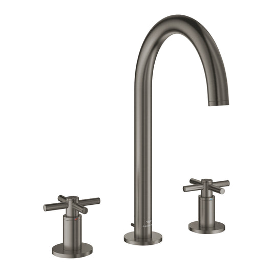خلاط مغسلة بثلاث فتحات مقاس L، جرافيت صلب مطفي Grohe Atrio - 20643AL0