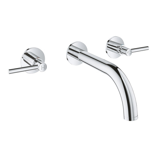 Grohe Atrio 3 Delikli Duvardan Lavabo Bataryası M-Boyut Krom – 20662000