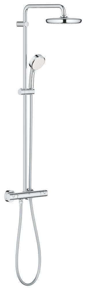 Grohe Tempesta Cosmopolitan System 210 نظام دش جداري مع خلاط ترموستاتيكي - 27922001
