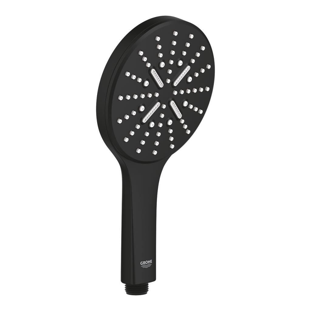 Grohe El Duşu 3 Akışlı 13 cm SmartActive Mat Siyah - 22127KF0