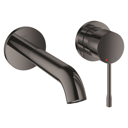 Смеситель для раковины на 2 отверстия Grohe Essence Hard Graphite - 19408A01