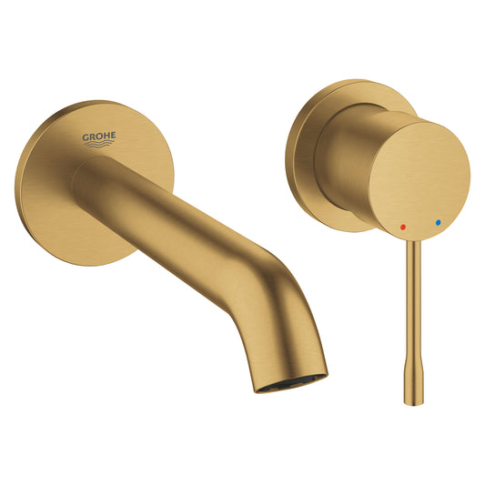 Смеситель для раковины Grohe Essence, двухотверстный, M размер, Brushed Cool Sunrise - 19408GN1