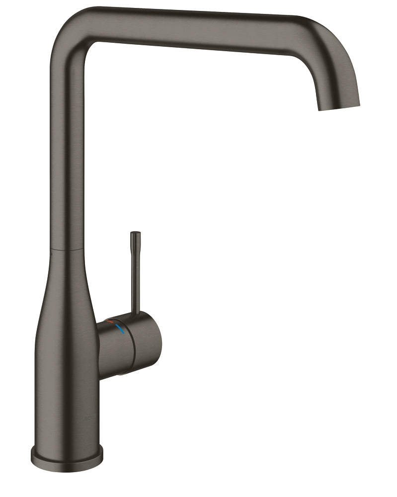 Mitigeur évier bec pivotant Grohe Essence brossé Hard Graphite - 30269AL0