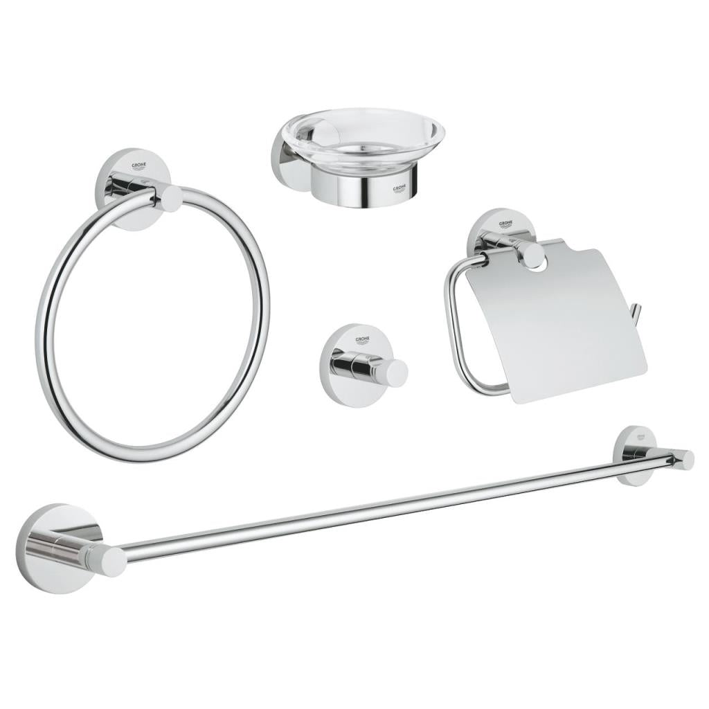 Grohe Essentials 5'İ Bir Arada Banyo Aksesuar Seti - 40344001