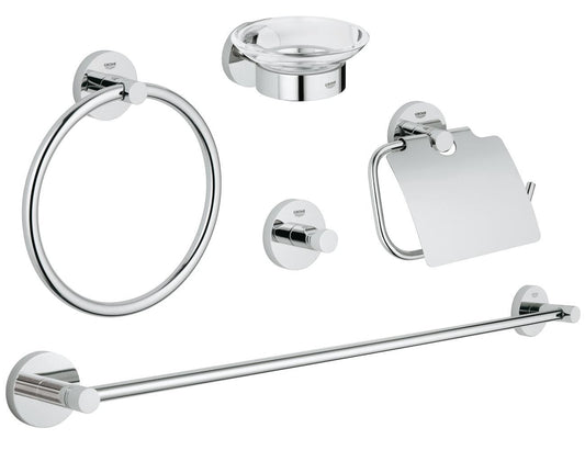 Grohe Essentials 5'İ Bir Arada Banyo Aksesuar Seti - 40344001