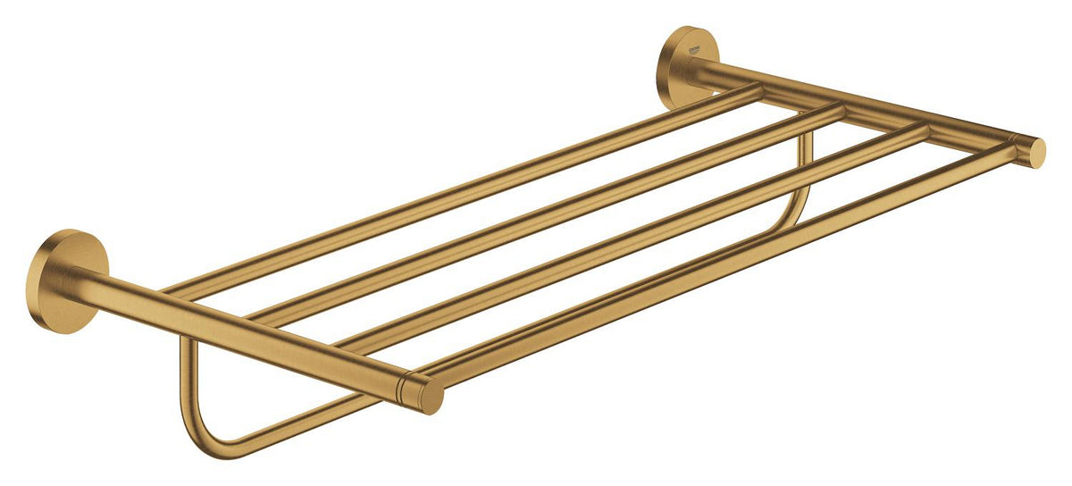 Porte-serviettes étagère 55x27 cm Essentials brossé Cool Sunrise Grohe - 40800GN1