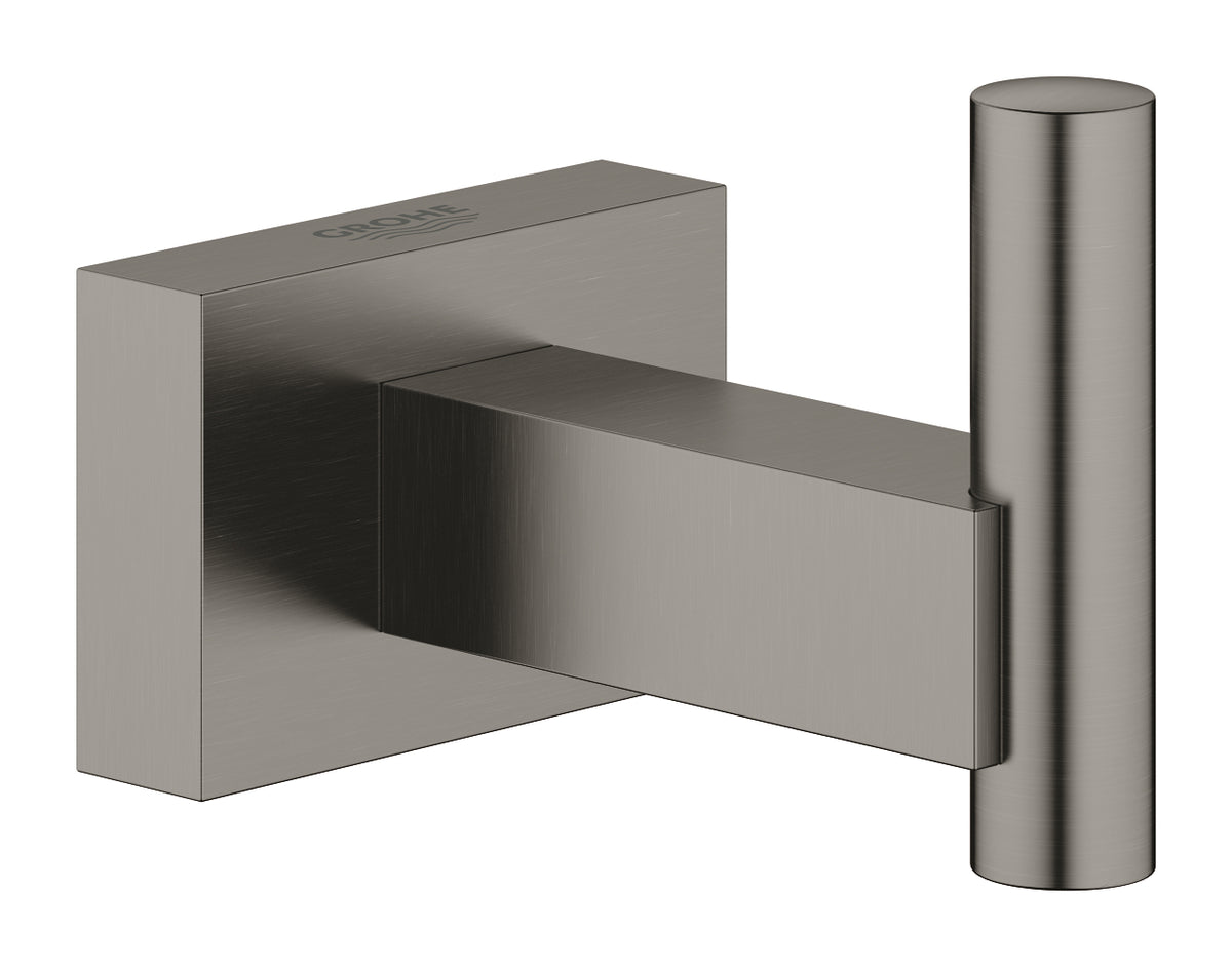 Patère pour peignoir Grohe Eurocube finition Brushed Hard Graphite – 40511AL1