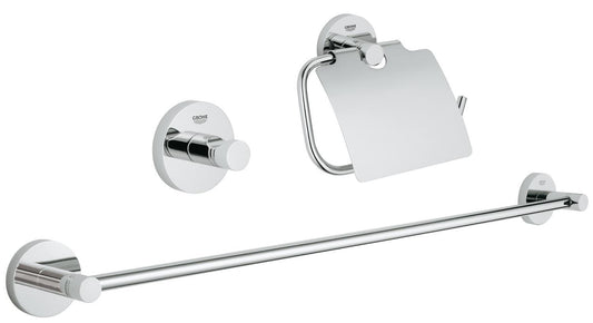Set d'accessoires de salle de bain 3-en-1 Grohe Essentials Guest - 40775001