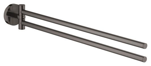 حامل مناشف مزدوج 44 سم Essentials Hard Graphite - 40371A01