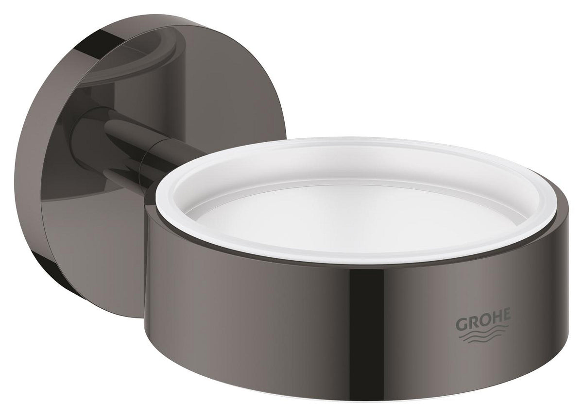 Support porte-savon et gobelet Grohe Essentials Hard Graphite - 40369A01