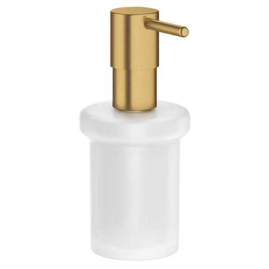 Distributeur de savon liquide en verre avec pompe Grohe Essentials finition brossée Cool Sunrise - 40394GN1
