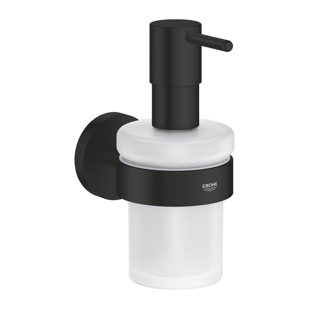 Grohe Essentials Sıvı Sabunluk Seti Mat Siyah - 1022572430