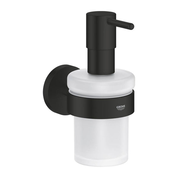 Grohe Essentials Sıvı Sabunluk Seti Mat Siyah - 1022572430