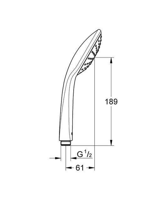 Douchette Euphoria 110 Mono 1 jet - 2726500E