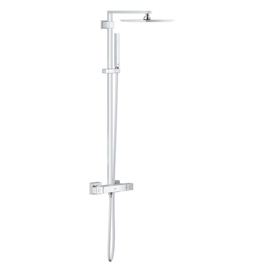 Grohe Euphoria  Cube  System 230 Duvara Monte Termostatik Bataryalı Duş Sistemi - 26087000