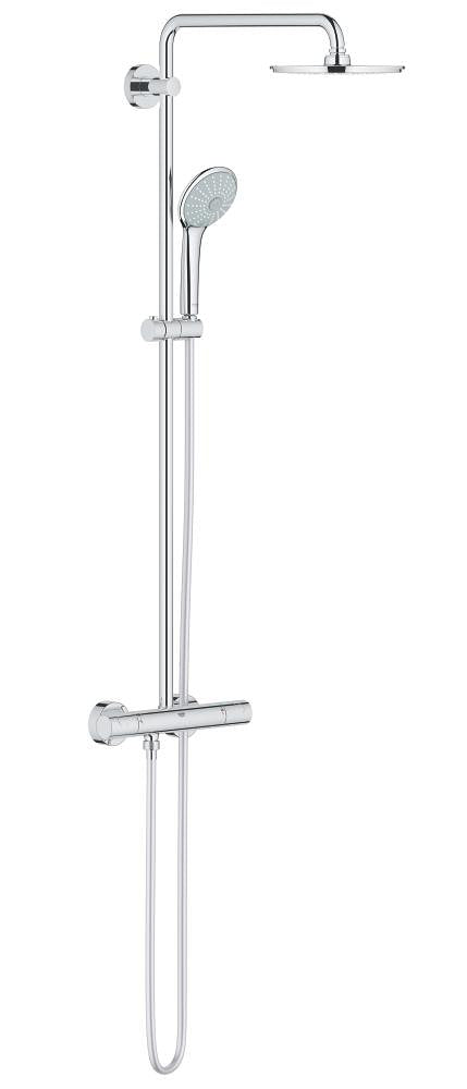 Système de douche mural Grohe Euphoria System 210 avec mitigeur thermostatique - 27964000