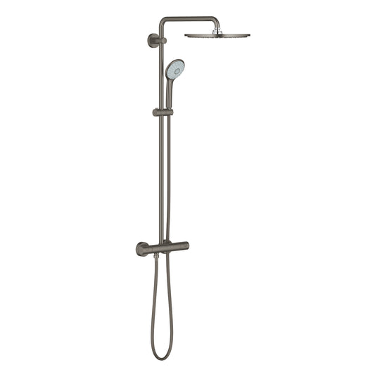 نظام دش جداري بترموستات Grohe Euphoria System 310 بلمسة مصقولة Hard Graphite - 26075AL0