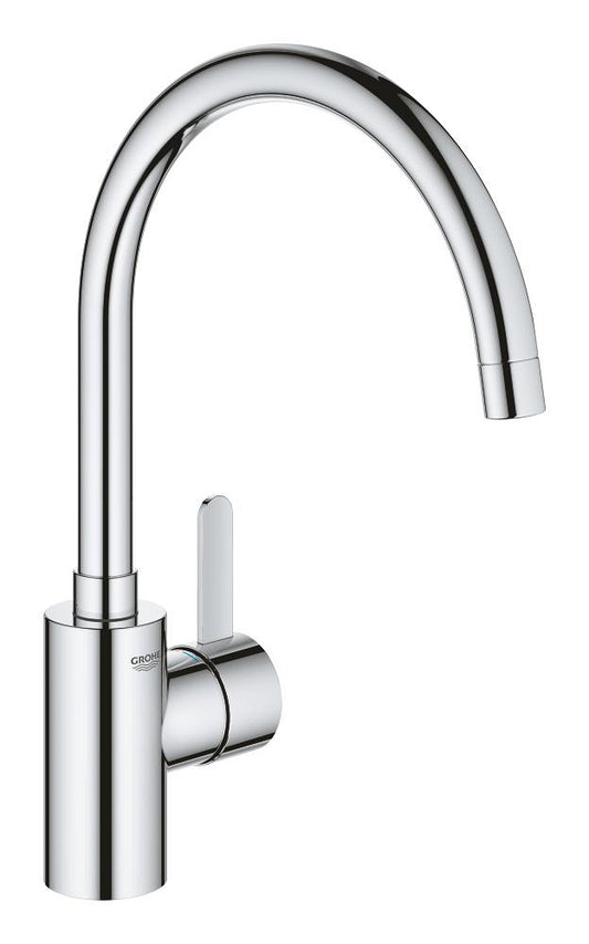 Mitigeur d'évier à bec pivotant Eurosmart Cosmo chromé Grohe - 32843002