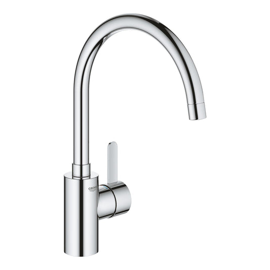 Mitigeur d'évier à bec pivotant Eurosmart Cosmo chromé Grohe - 32843002