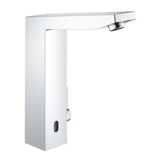 Сенсорный смеситель для раковины Grohe Eurocube E, 1/2″, с двумя входами воды и регулируемым ограничителем температуры - 36441000