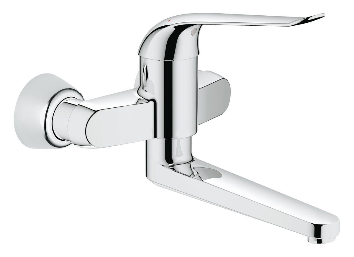 Mitigeur lavabo pour personnes à mobilité réduite Grohe Euroeco chromé - 32773000