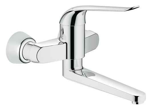 Mitigeur lavabo pour personnes à mobilité réduite Grohe Euroeco chromé - 32773000