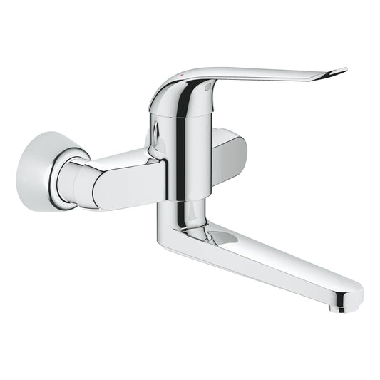 Mitigeur lavabo pour personnes à mobilité réduite Grohe Euroeco chromé - 32773000