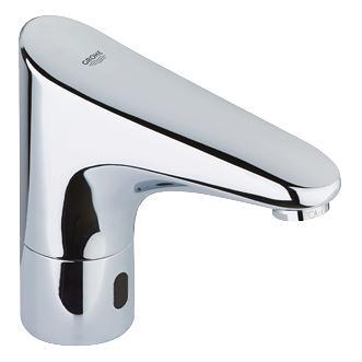Mitigeur de lavabo Grohe Europlus E à capteur, entrée d'eau unique - 36208001