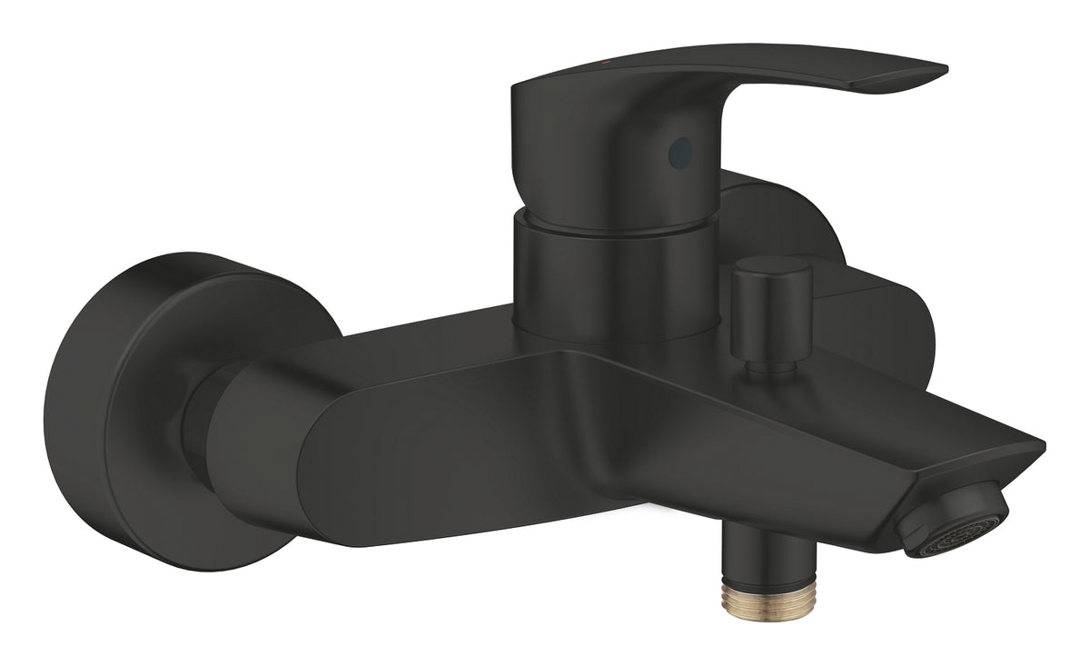 Однорычажный смеситель для ванны Grohe Eurosmart 1/2 матовый черный – 333002433
