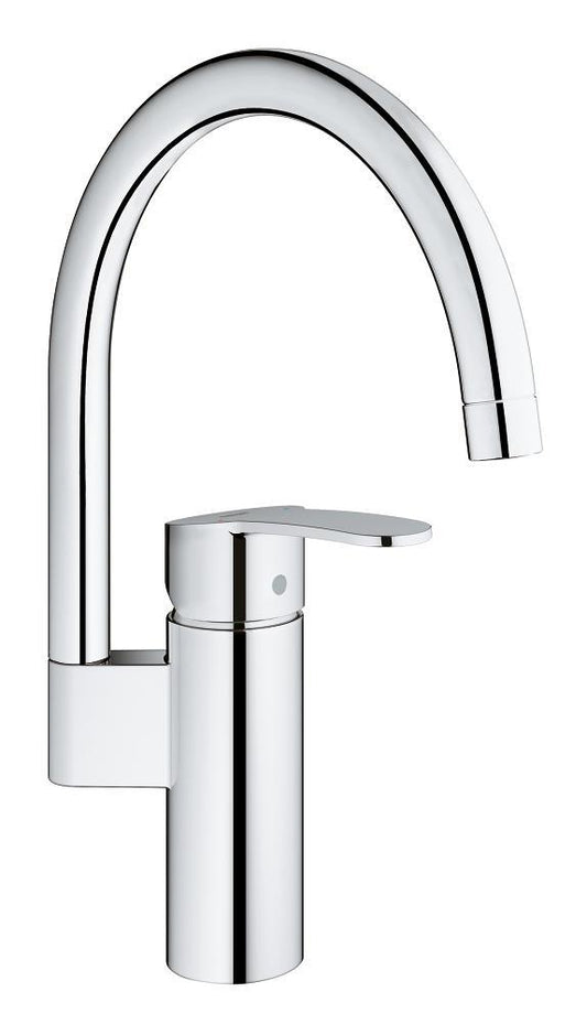 Mitigeur d'évier Grohe Eurostyle bec pivotant chromé - 30221002