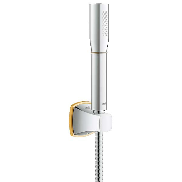 Grohe El Duş Seti Duvar Askılı Grandera Krom/Altın - 27993IG0