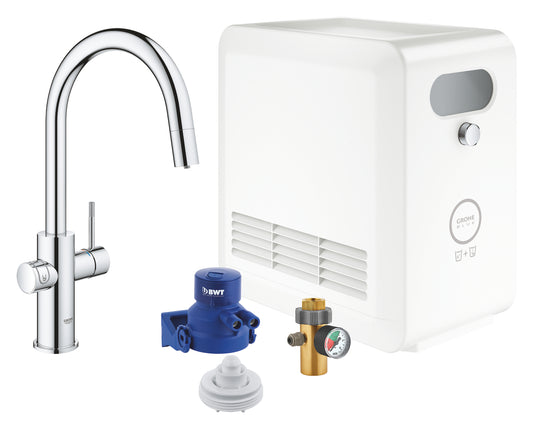 Kit bec en C Grohe Blue Professional avec bec extractible - 31325002