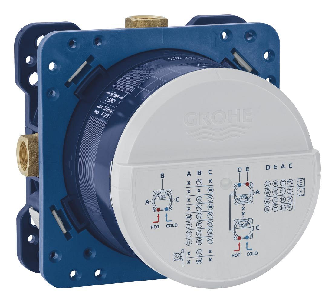 Corps encastré universel Grohe Rapido Smartbox, boîte d’entrée 1/2 - 35600000