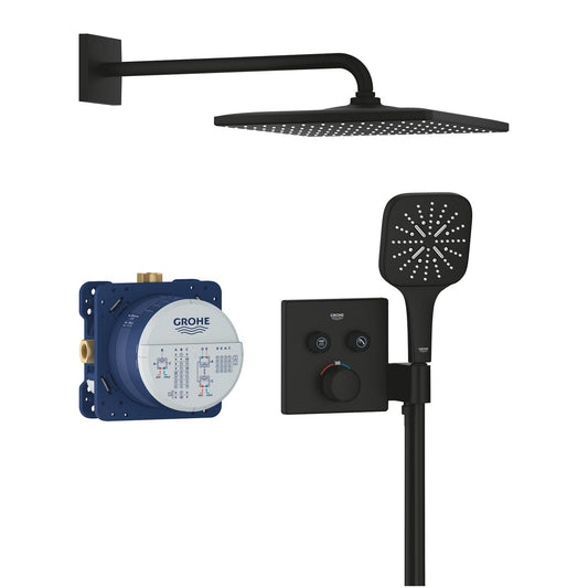 Grohe Grohtherm  Smart Control Concealed Shower System With  Rainshower  Mono 310  Cube - 34865KF0